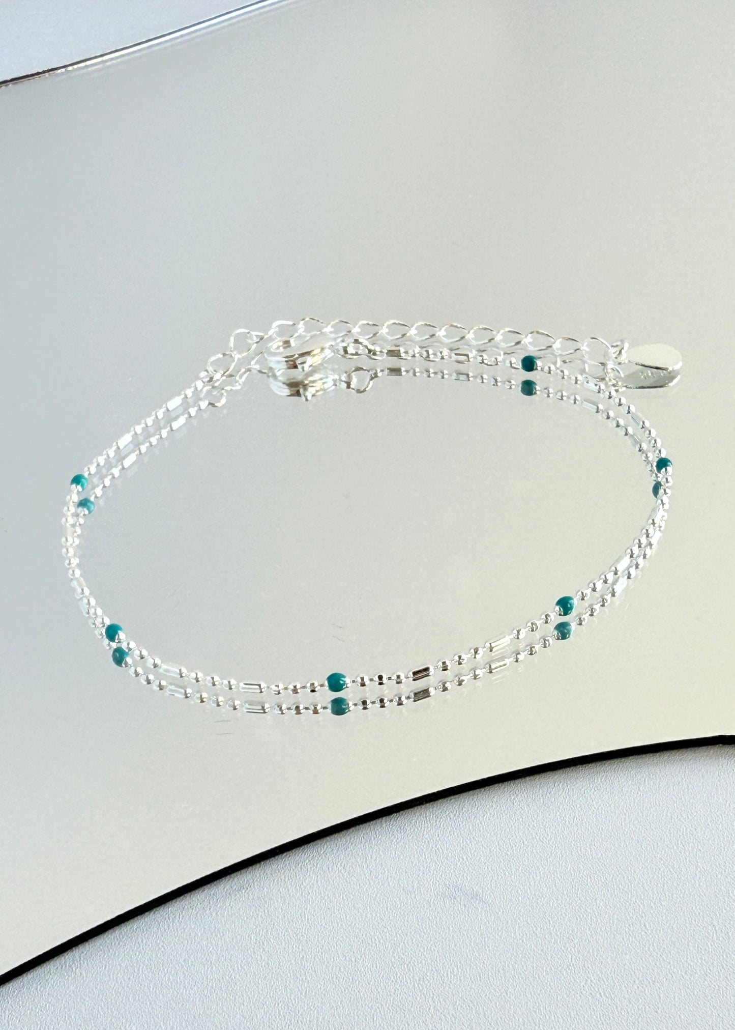 Blue Bead Bracelet