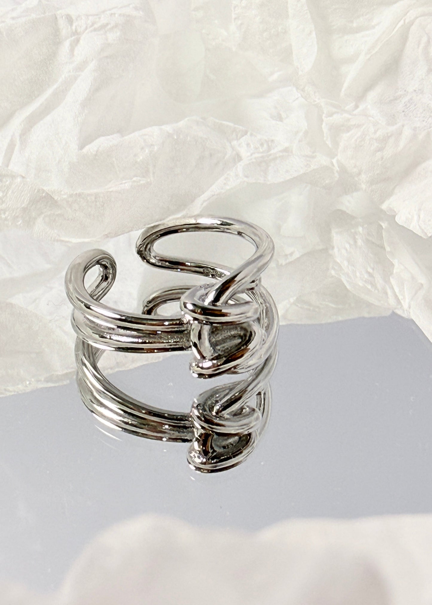 Curved Line Ring