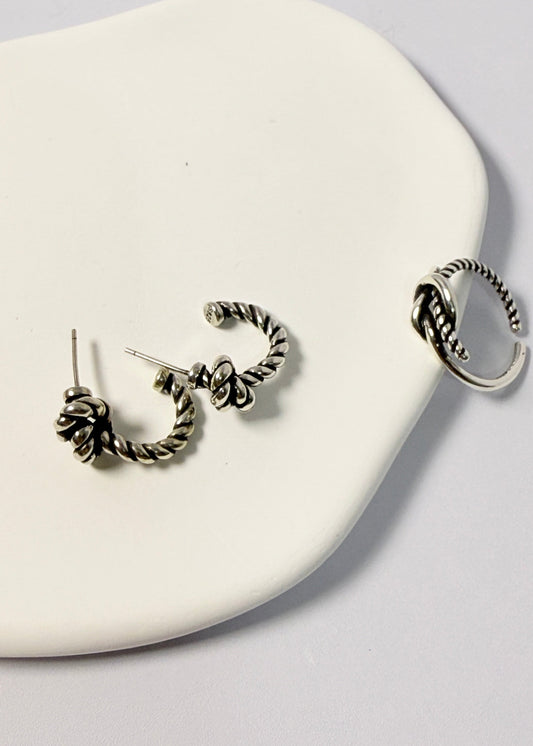 Twisted Rope Earrings
