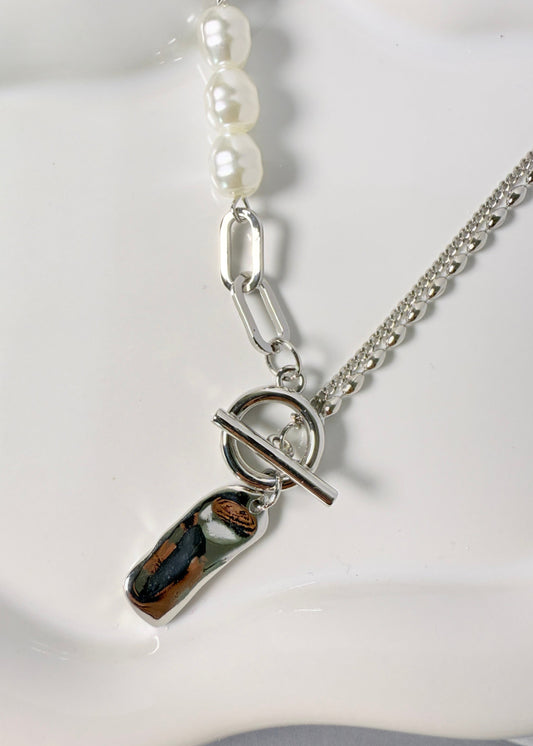 Pearl Silver Necklace