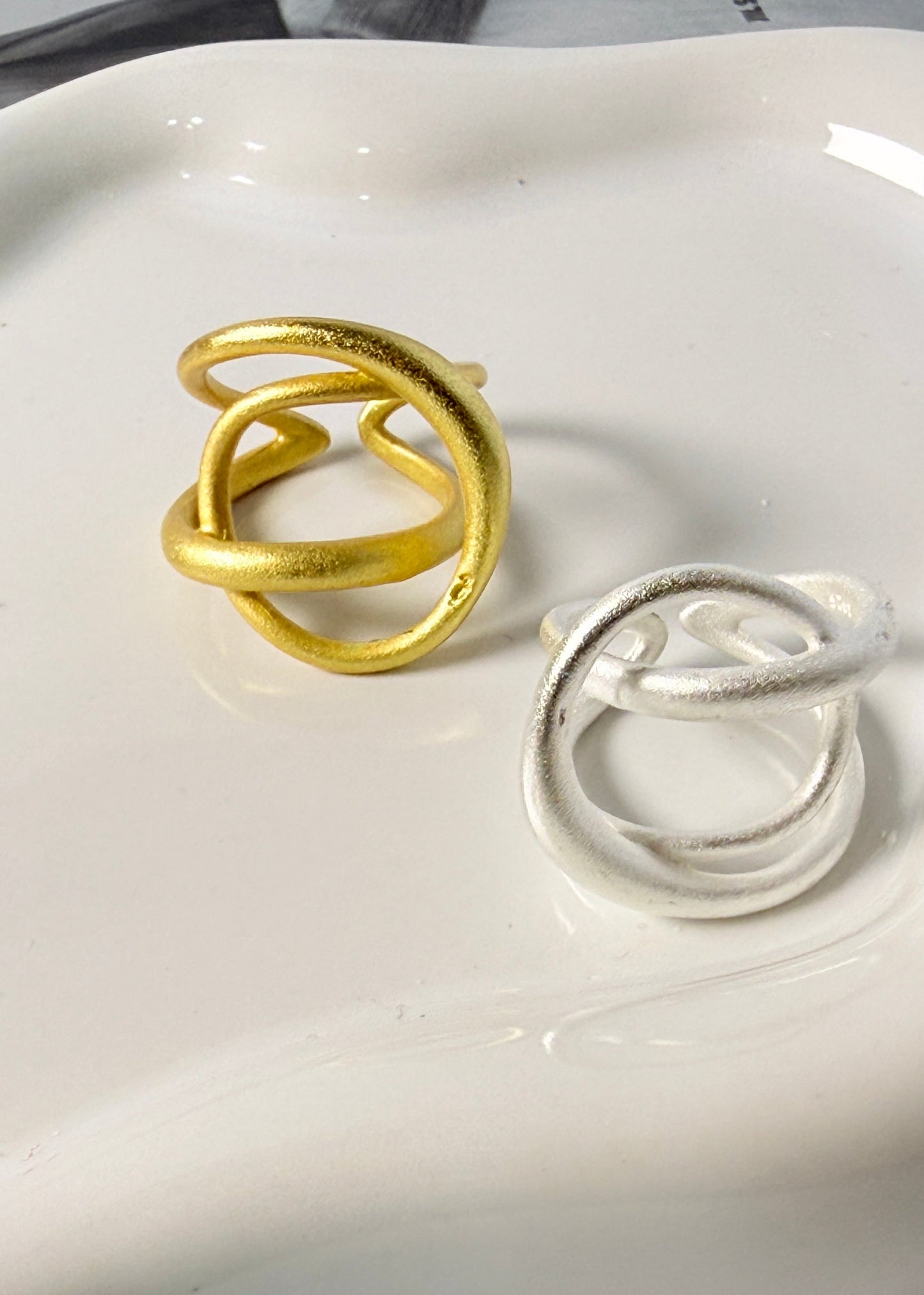 Matte Line Ring