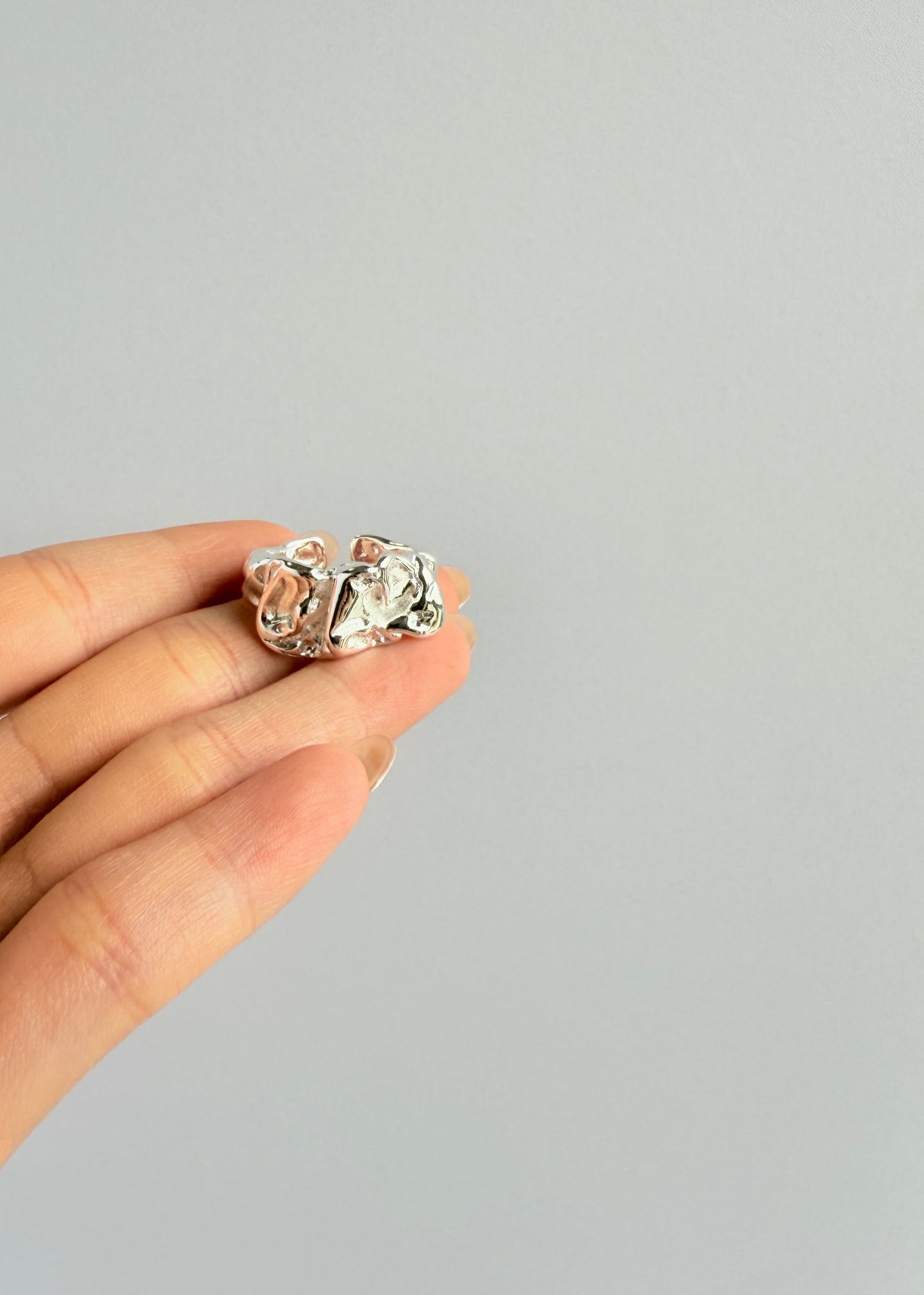 Metal Pleated Ring