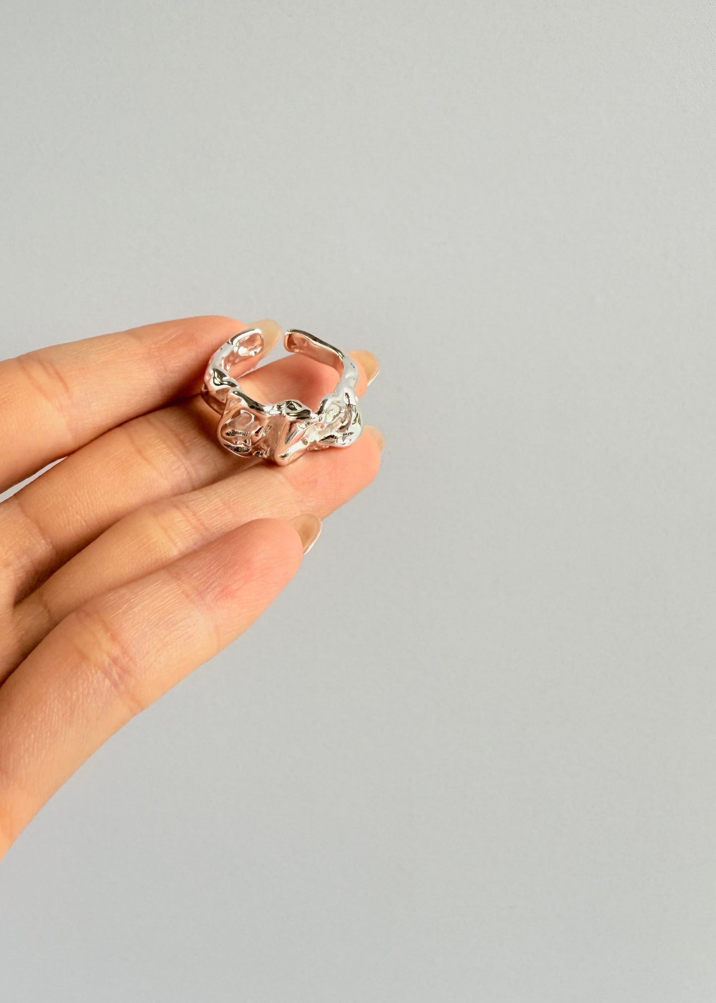 Metal Pleated Ring
