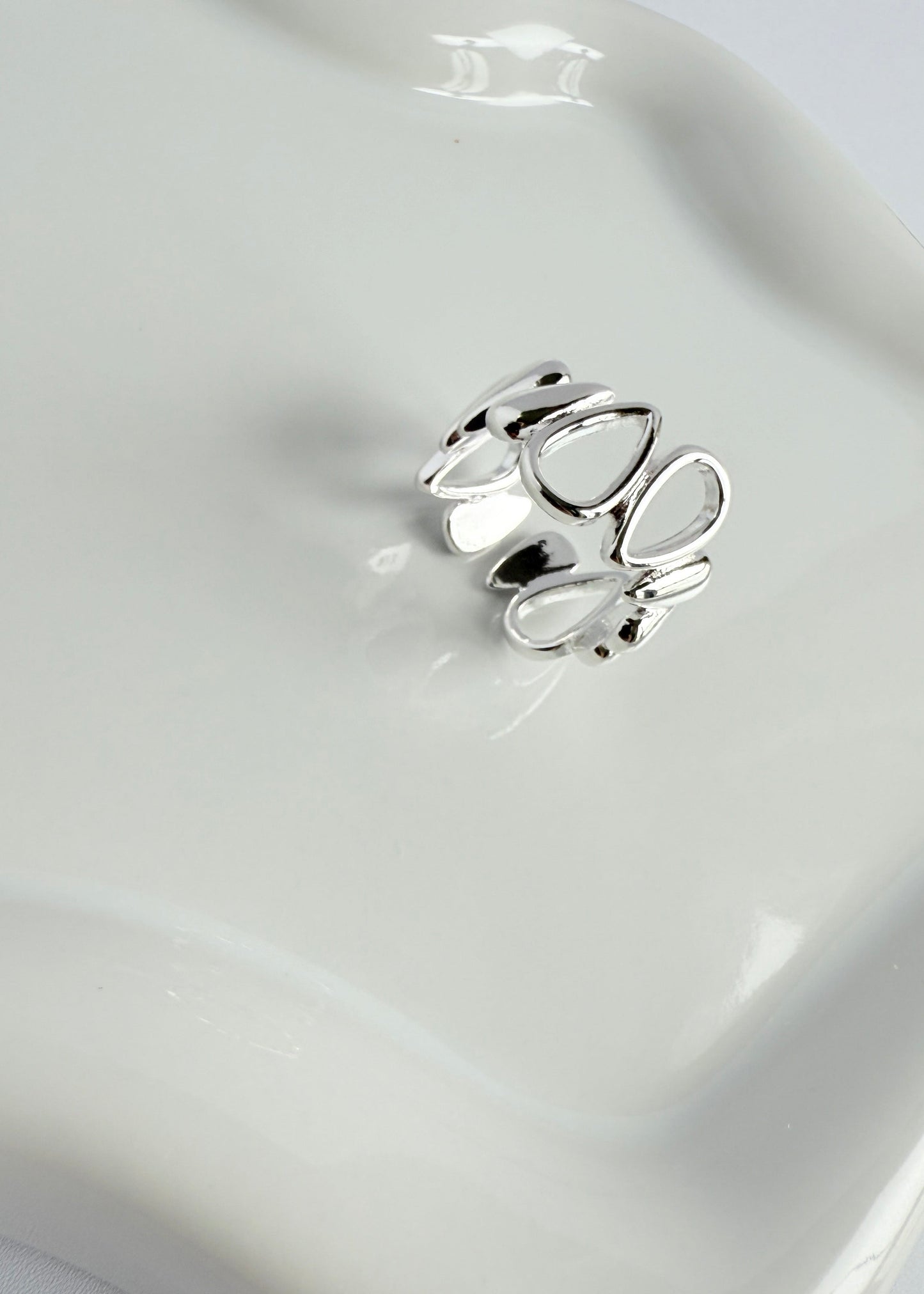 Irregular Teardrop Ring