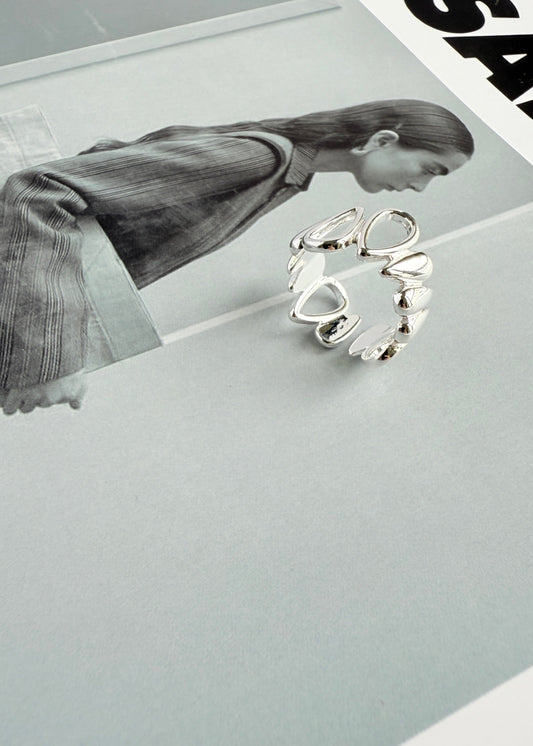 Irregular Teardrop Ring
