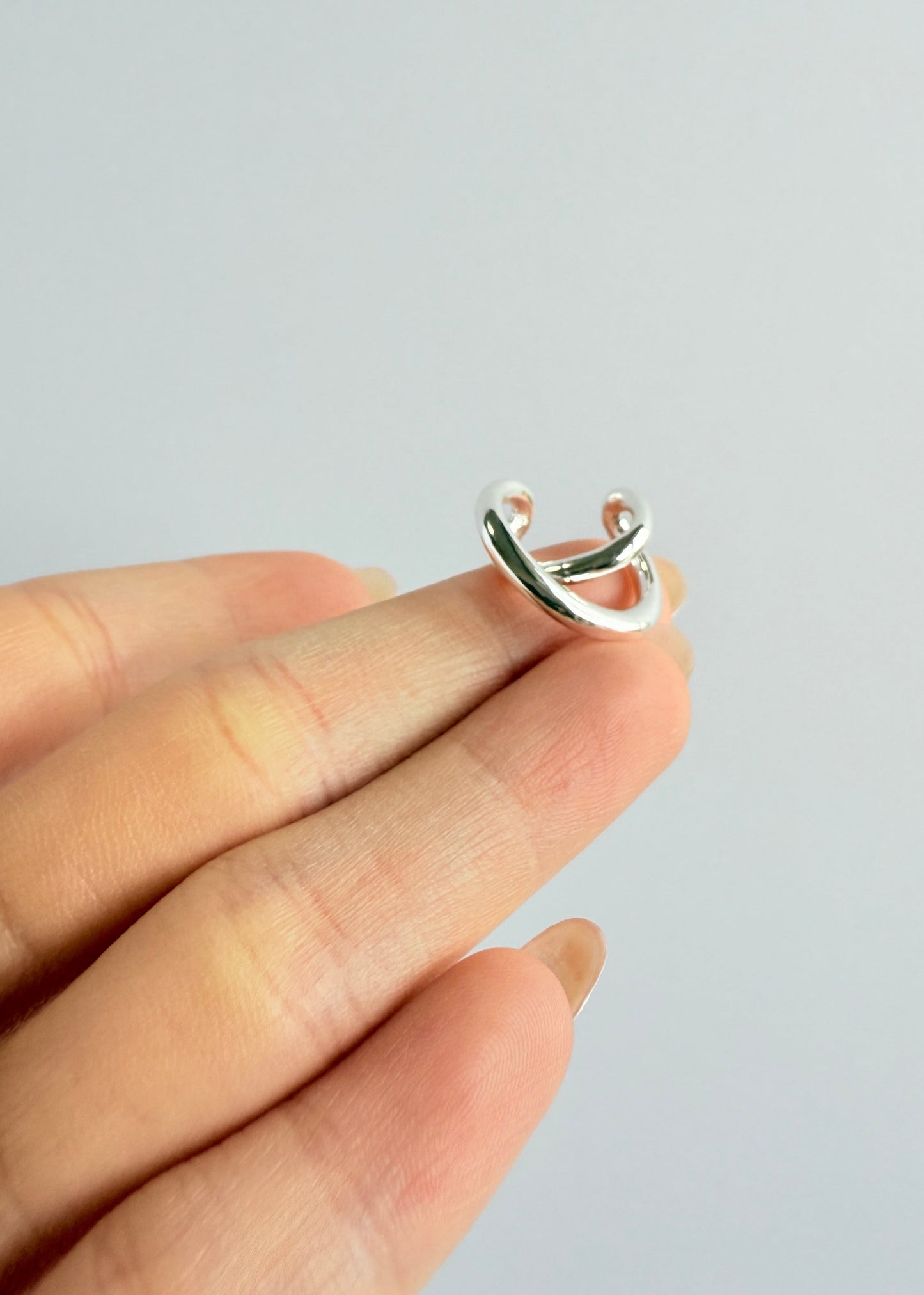 Silver Ear Cuffs