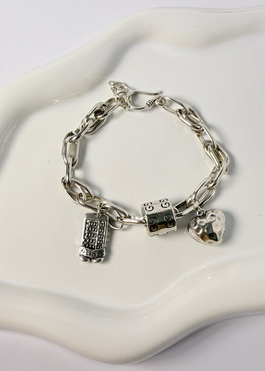 Cross Heart Bracelet